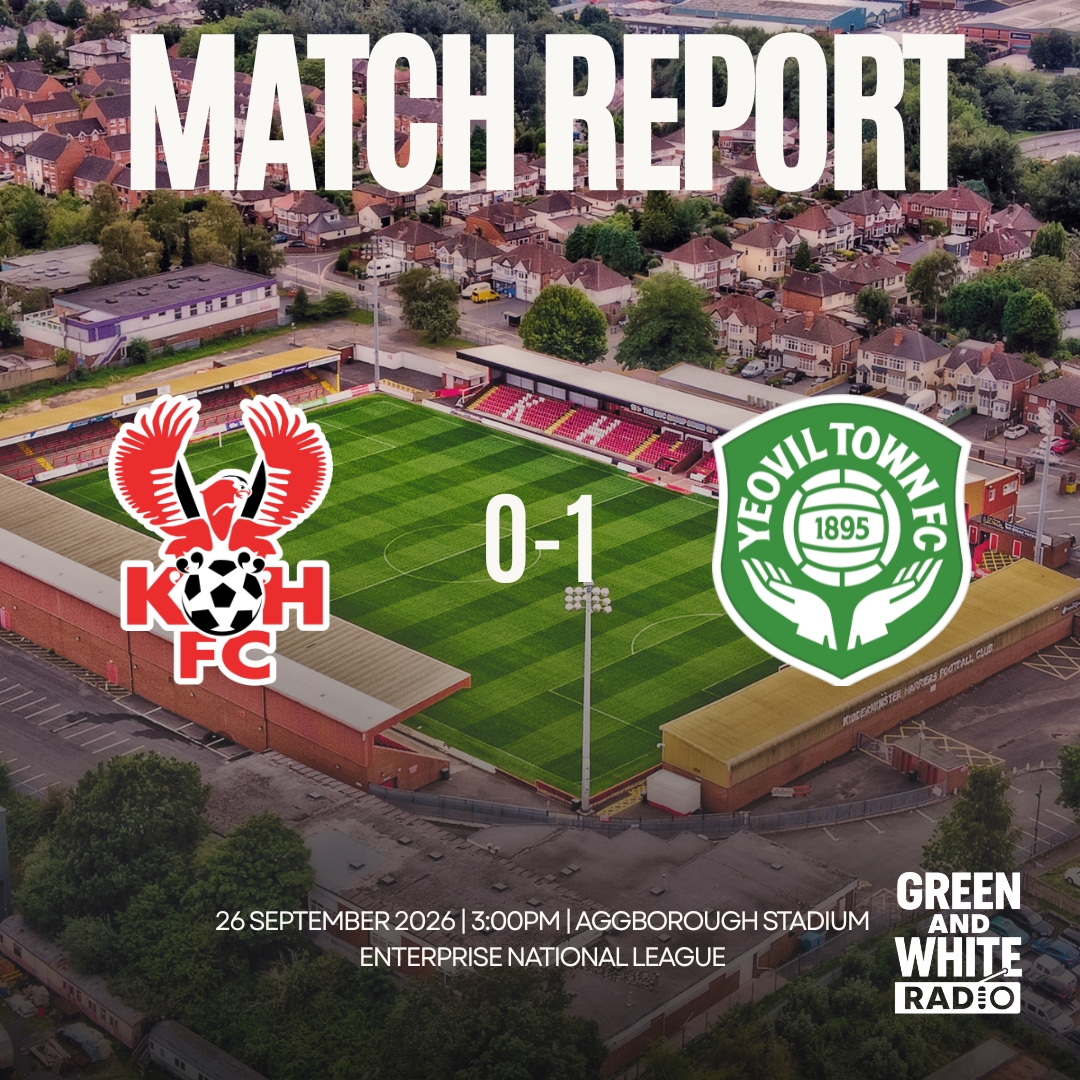 Match Report: Kidderminster Harriers 0-1 Yeovil Town